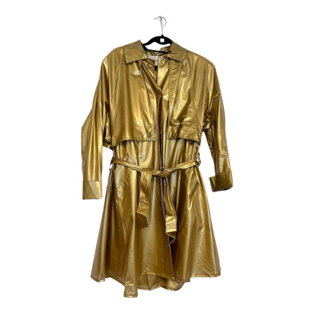Vintage Kenn Sporn for Wippette Gold Rain /Trench Coat Women’s Size Small